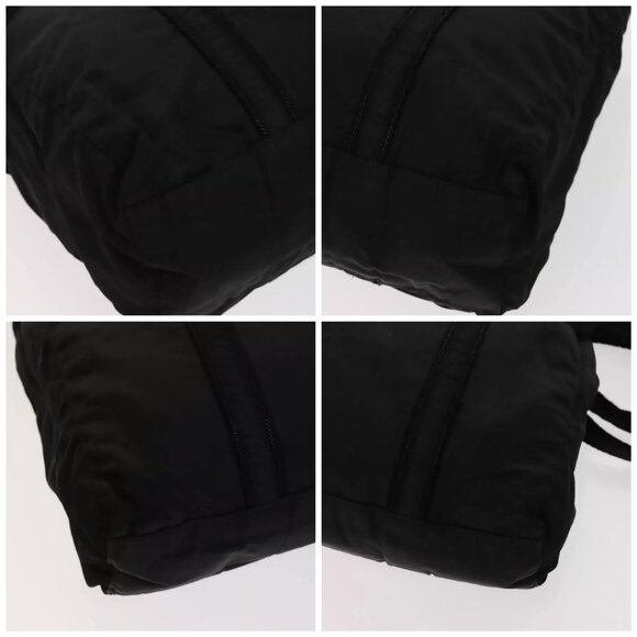 PRADA Tote Bag Nylon Black Auth - Picture 16 of 16